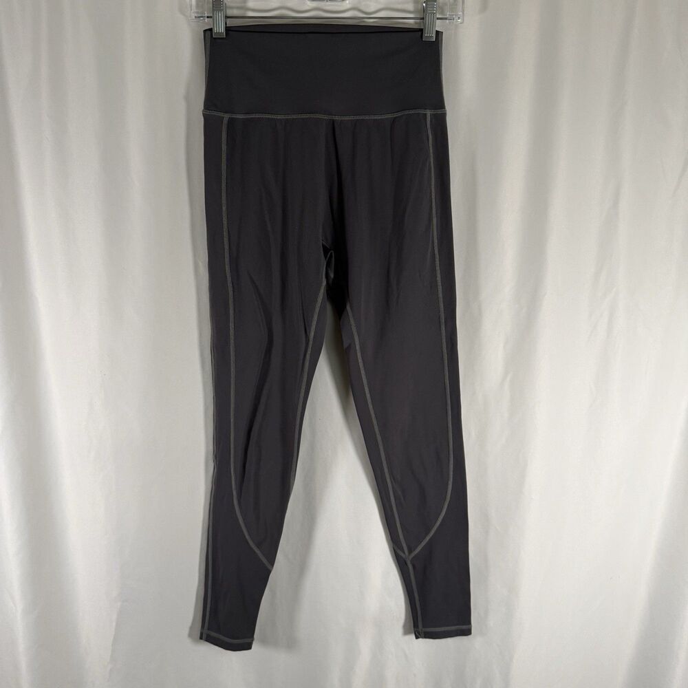 Buff Bunny Leggings Women's Medium Grey Pull On Stretch High Rise